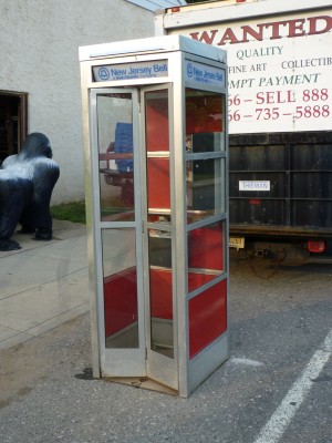 modern phone booth