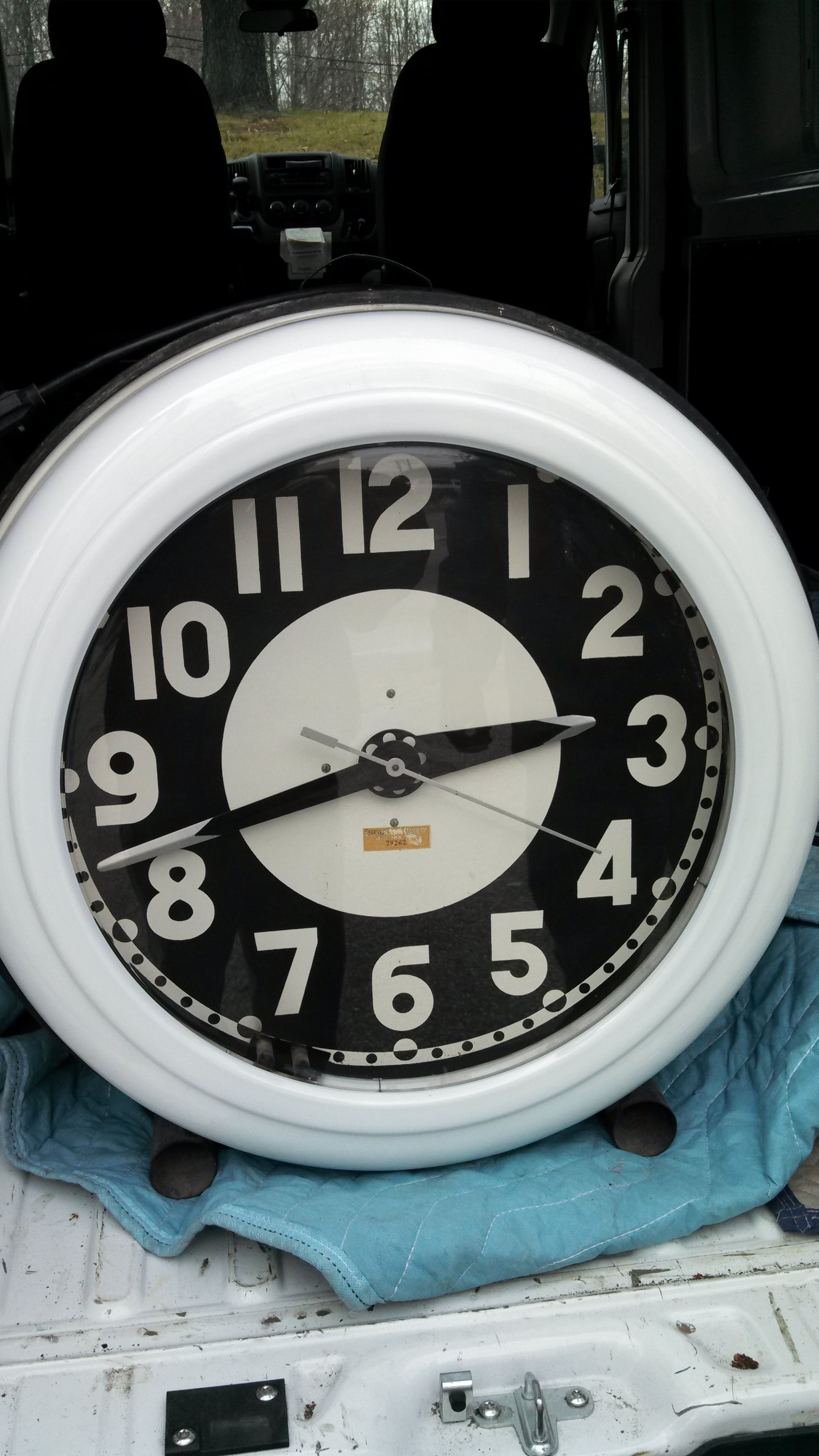 1950's Neon Gas Station Cleveland Clock « Obnoxious Antiques