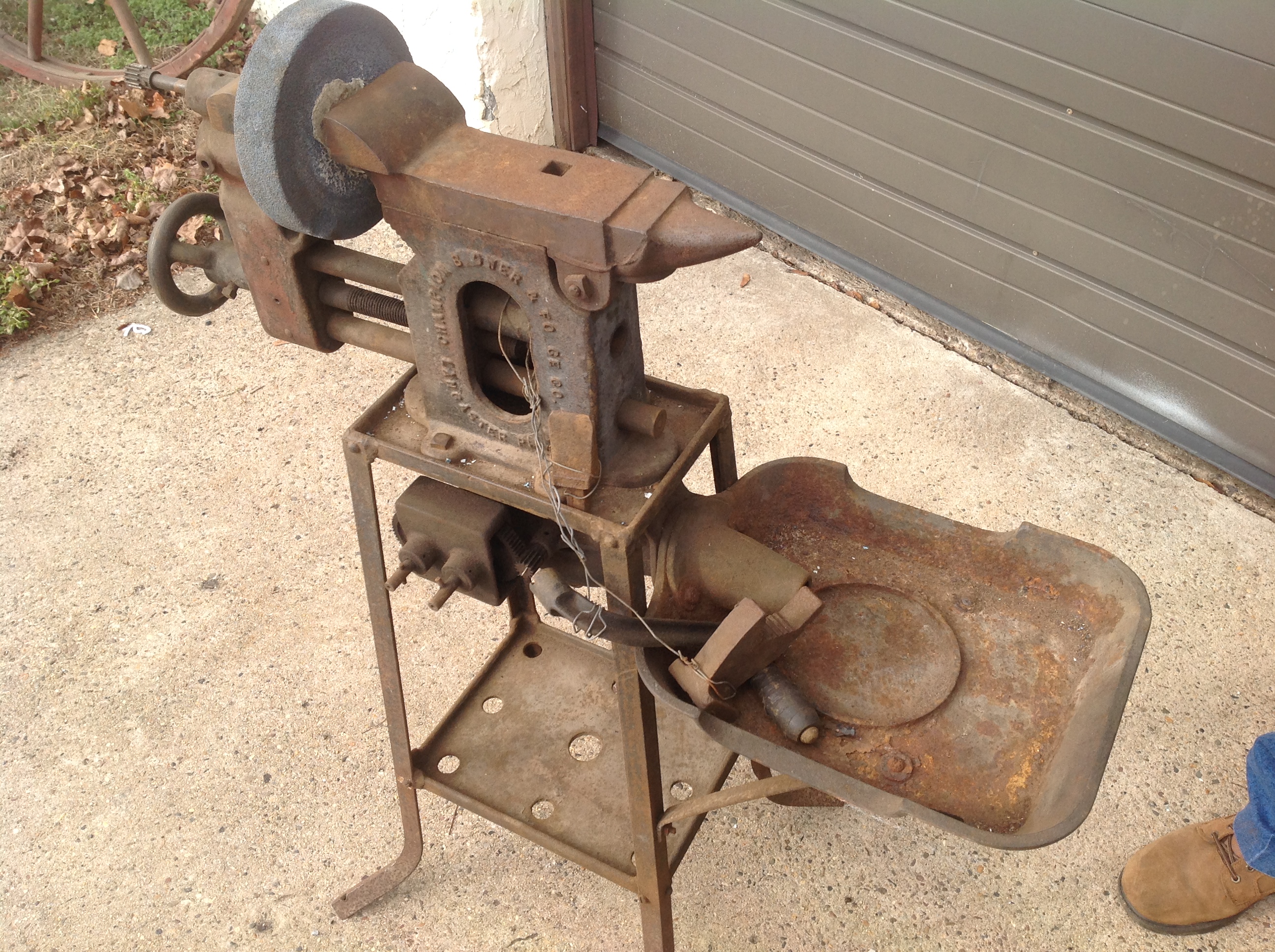 Antique Early 1900’s Blacksmith Forge Equipment « Obnoxious Antiques