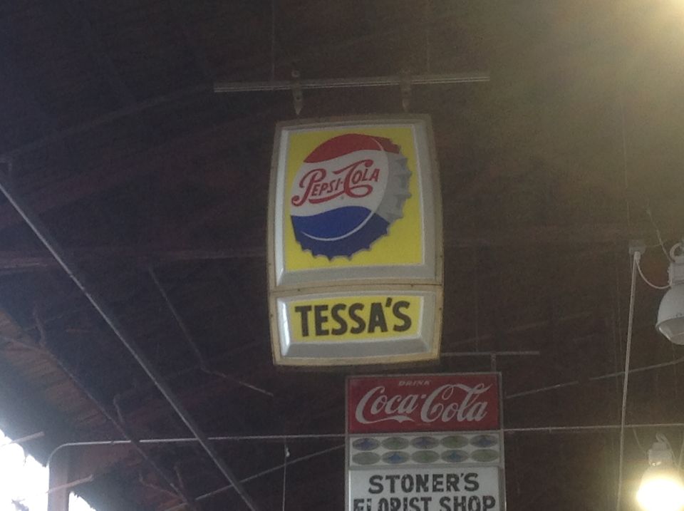 Vintage Corner Store Double Sided Illuminated Pepsi-Cola Sign ...