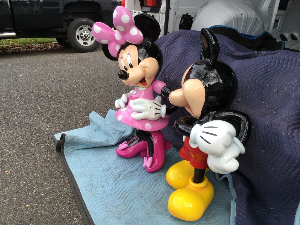 Mickey & Minnie Mouse Store Display Statues « Obnoxious Antiques