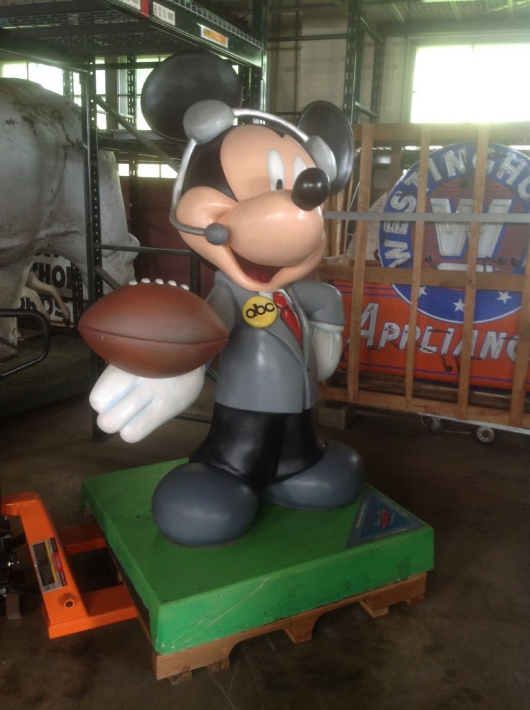 large mickey statue