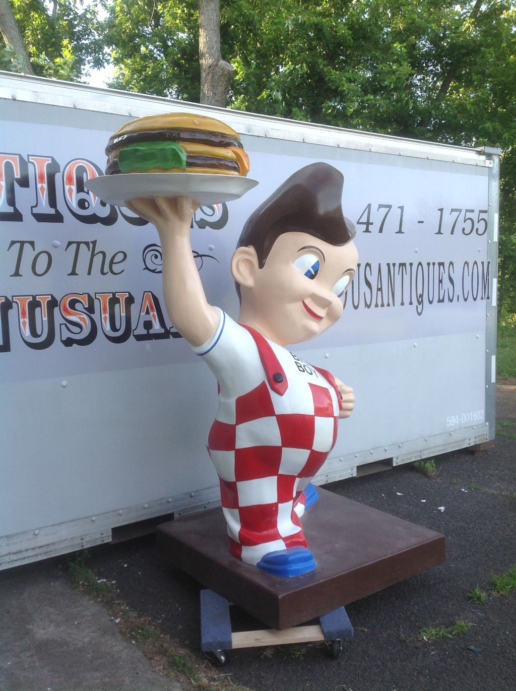 Vintage Bobs Big Boy Advertising Statue Obnoxious Antiques 5105