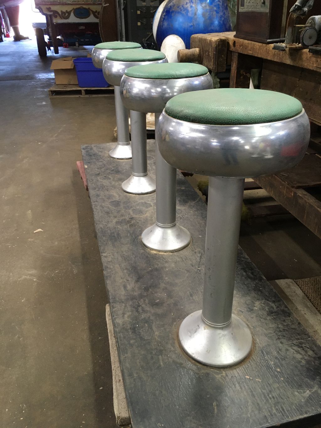 1950’s Mid-Century Diner Stools « Obnoxious Antiques